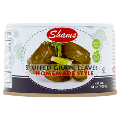 Shams Homemade Style Stuffed Grape Leaves, 14 oz