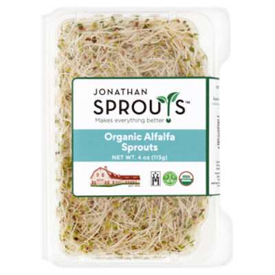 Jonathan Sprouts Organic Alfalfa Sprouts, 4 oz