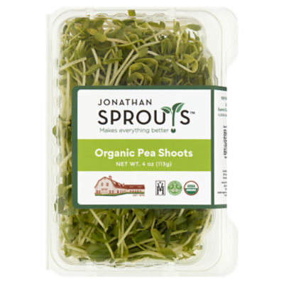 Jonathan Sprouts Organic Pea Shoots, 4 oz