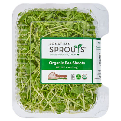 Jonathan Sprouts Organic Pea Shoots, 6 oz