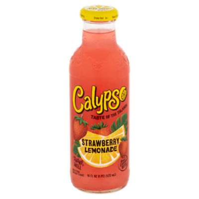 Calypso Lemonade, Zero Sugar, Strawberry 16 Fl Oz, 43 OFF