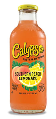 Calypso Southern Peach Lemonade, 16 fl oz
