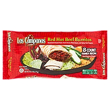 Las Campanas Burritos - Red Hot Beef, 40 Ounce