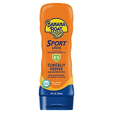 Banana Boat Sport Ultra Broad Spectrum SPF 65, Sunscreen Lotion, 8 Fluid ounce