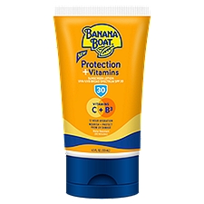 Banana Boat® Protection + Vitamins Sunscreen Lotion SPF 30, 4.5oz, 4.5 Fluid ounce