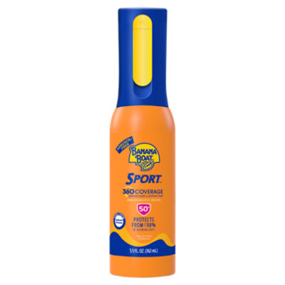 Banana Boat Sport 360 Coverage Sprayer SPF 50+, 5.5 oz