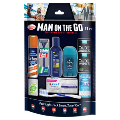 Convenience Kits International 11 pc Man on the Go Travel Kit