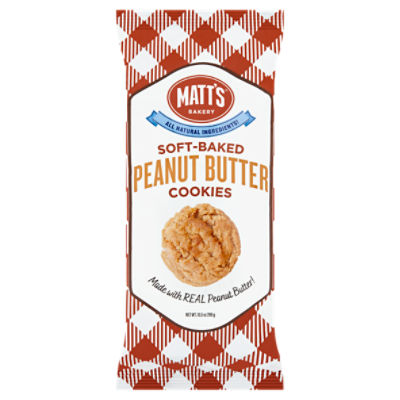 Matt's Bakery Soft-Baked Peanut Butter Cookies, 10.5 oz