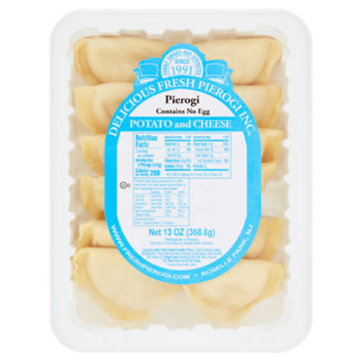 Delicious Fresh Pierogi Inc. Potato and Cheese Pierogi, 13 oz