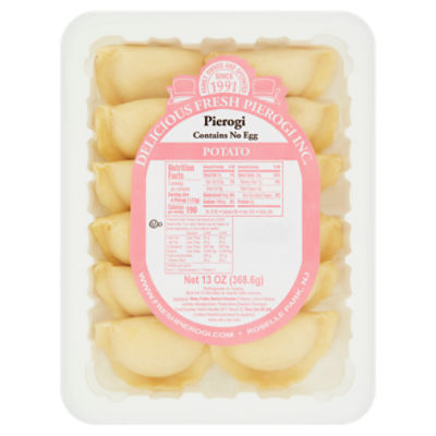 Delicious Fresh Pierogi Inc. Potato Pierogi, 13 oz - Fairway