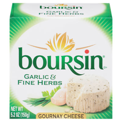 boursin Garlic & Fine Herbs Gournay Cheese, 5.2 oz