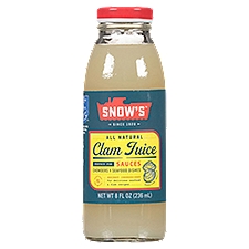 Snow's All Natural, Clam Juice, 8 Ounce