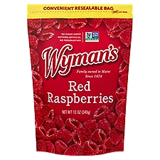 Wyman's Fresh Frozen Red Raspberries, 12 oz