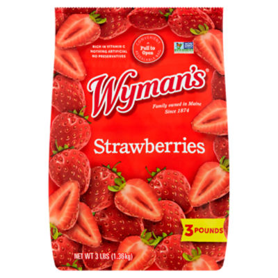 Wyman's Strawberries, 3 lbs, 3 Pound