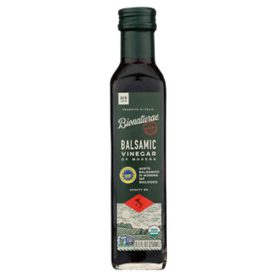 BIONATURAE ORGANIC BALSAMIC VINEGAR, 8.5 fl oz