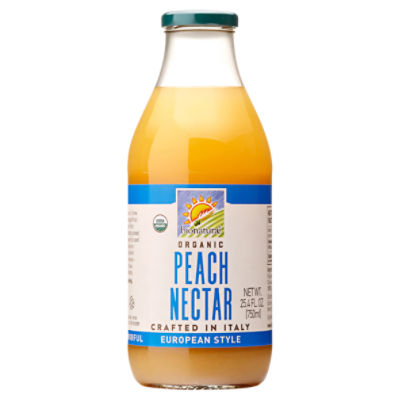 Bionaturae Organic Peach Nectar Juice - 25.4 fl oz bottle