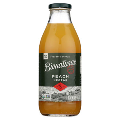 BIONATURAE ORGANIC PEACH NECTARS, 25.4 fl oz