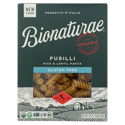 Bionaturæ Organic Gluten Free Fusilli Rice & Lentil Pasta, 12 oz - ShopRite