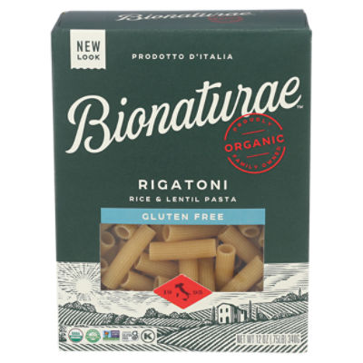 Bionaturæ Organic Gluten Free Rigatoni Rice & Lentil Pasta, 12 oz
