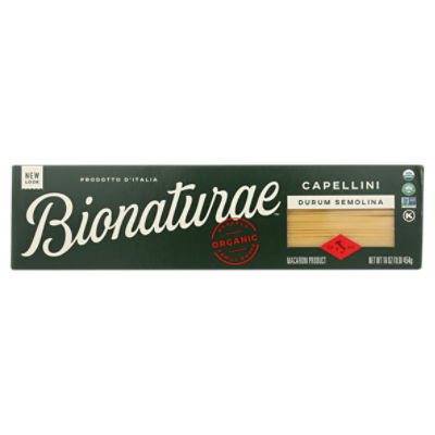 Bionaturae Durum Semolina Capellini Pasta, 16 oz