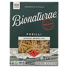 Bionaturae Organic Durum Semolina Fusilli Pasta, 16 Ounce