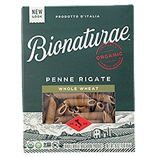 Bionaturæ Pasta, Organic Whole Wheat Penne Rigate, 16 Ounce