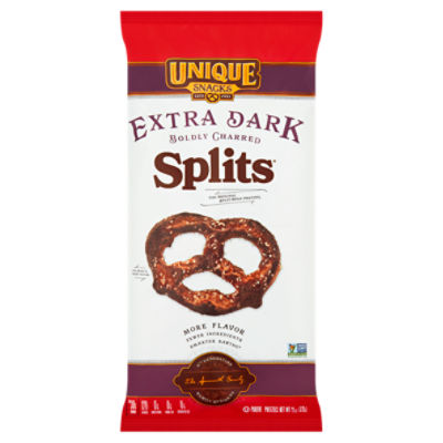 Unique Extra Dark Splits Pretzel, 11 oz