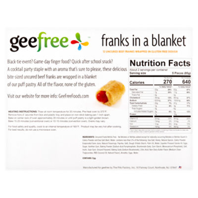 GeeFree Gluten-Free Pastry Dough (FROZEN)