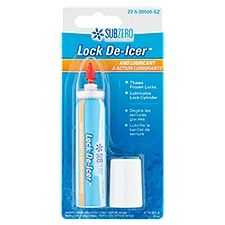 SubZero Lock De-Icer and Lubricant, .62 fl oz