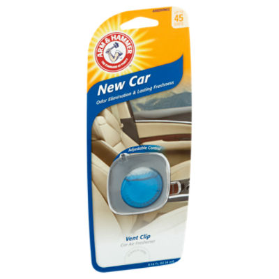 Arm & Hammer New Car Vent Clip Car Air Freshener, 0.14 fl oz