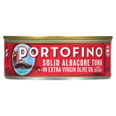 Portofino Solid Albacore Tuna in Extra Virgin Olive Oil, 4.5 oz Can
