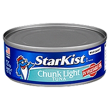 StarKist Chunk Light in Vegetable Oil, Tuna, 5 Ounce