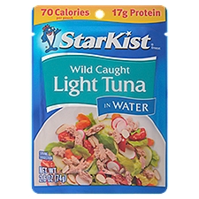 StarKist Light Tuna in Water, 2.6 oz Pouch