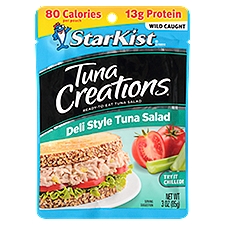 StarKist Tuna Creations Deli Style Tuna Salad, 3 oz Pouch, 3 Ounce