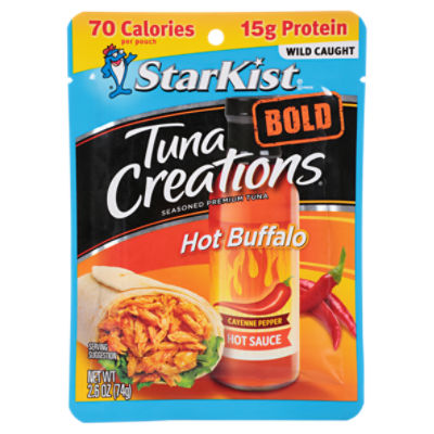 StarKist Tuna Creations Bold Hot Buffalo Tuna 2.6 oz, 2.6 Ounce