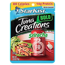 StarKist Tuna Creations Bold Wild Caught Sriracha Tuna 2.6 oz, 2.6 Ounce