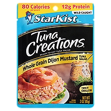 StarKist Tuna Creations Wild Caught Whole Grain Dijon Mustard Tuna Salad 3 oz