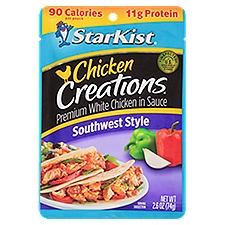 StarKist Chicken Creations Southwest Style Premium White Chicken in Sauce 2.6 oz