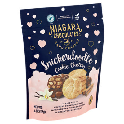 Niagara Chocolates Snickerdoodle Cookie Clusters, 4 oz