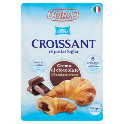 Dora3 Chocolate Cream Croissant, 1.76 oz, 6 count