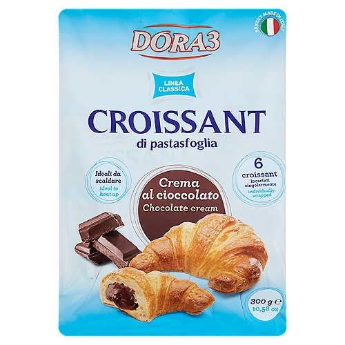 Dora3 Chocolate Cream Croissant, 1.76 oz, 6 count