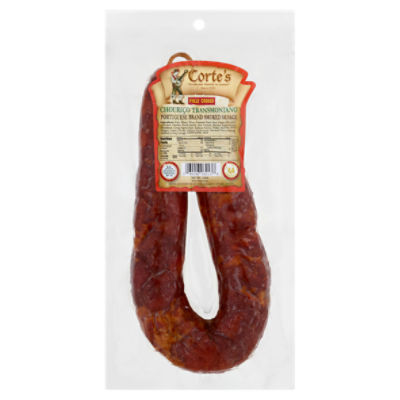 Corte's Chouriço Transmontano Portuguese Brand Smoked Sausage, 13 oz