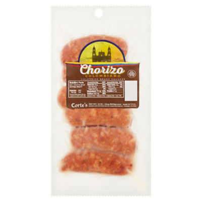 Corte's Chorizo Colombiano, 6 count, 14 oz