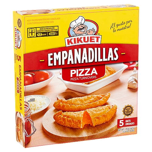Kikuet Pizza Turnovers Empanadillas, 5 count, 15.8 oz