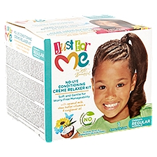 Just for Me Soft & Beautiful Children's Regular No-Lye Conditioning Crème Relaxer Kit, 1 application