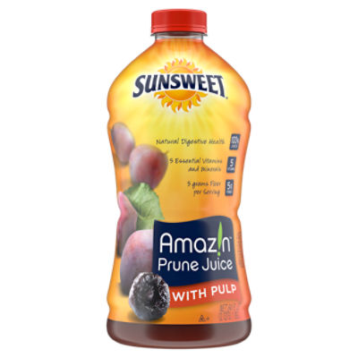 Sunsweet Amaz!n Prune Juice with Pulp, 64 fl oz, 64 Ounce