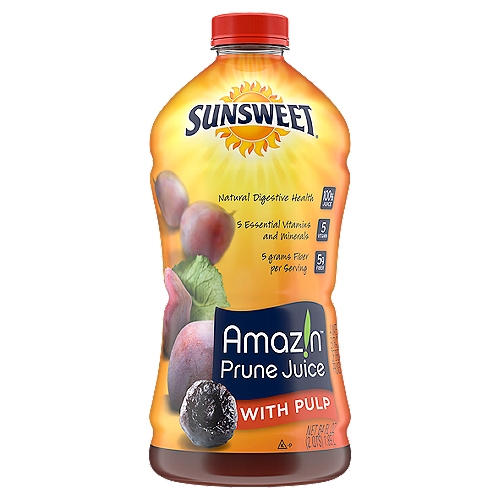 Sunsweet Amaz!n Prune Juice with Pulp, 64 fl oz