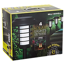 Bell + Howell Premiere LED Edition Solar Lights, 4 count