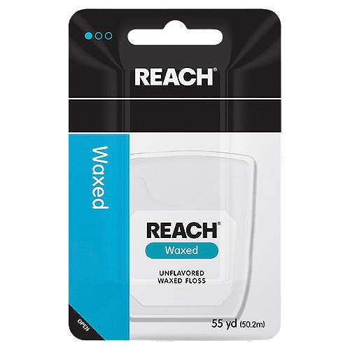 Reach 55 yd Unflavored Waxed Floss
