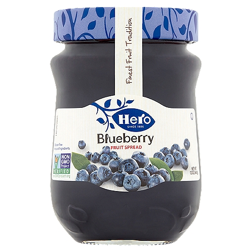 Hero Blueberry Fruit Spread, 12 oz